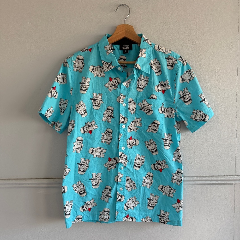 DISNEY PARKS > Storm Trooper Button Down Shirt - Picture 3 of 5